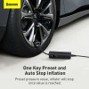 Baseus Car Tool Super Mini Inflator Tyre Pump 15sec Fast Inflation, 4 Tires in 25 Minutes, Black (CRCQ000001)