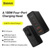 Baseus Travel Charger GaN2 Pro Quick wall charger C+C+U+U, PD 3.0, QC 4.0+, 100W EU Black (CCGAN2P-L01)