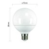 LED žiarovka Classic Globe / E27 / 11,1 W (75 W) / 1 060 lm / teplá biela