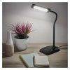 LED stolná lampa Eddy, čierna