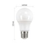 LED žiarovka Classic A60 / E27 / 10 W (60 W) / 806 lm / teplá biela