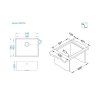Alveus Nox 50 Undermount U