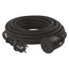 Predlžovací kábel gumový – spojka, 10m, 3× 2,5mm2
