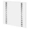 LED panel TROXO 60×60, štvorcový vstavaný biely, 36W neutr.b., UGR