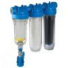 Self-cleaning three-stage filter Hydra 7" Rainmaster RSH TRIO 1" connection + FA 25mcr + LA with activated carbon