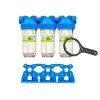 Filter JUNIOR 7" TRIO, 3/4" connection, three-stage water filter for treating drinking and utility water