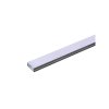 AL profil pro LED, AS3 pre viacero pasikov 23,5x10mm l=2m (zacvakávací/zasunovací)