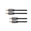Kábel 2x Cinch konektor/2x Cinch konektor 3m KRUGER & MATZ KM0306