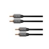 Kábel 2x Cinch konektor/2x Cinch konektor 1m KRUGER & MATZ KM0304