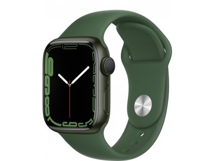 Apple Watch Series 7 GPS, 41mm, Green Alu, Sport Band