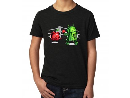 Dětské tričko Bitka Android vs Apple
