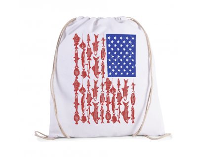 Vak rybaření americká vlajka