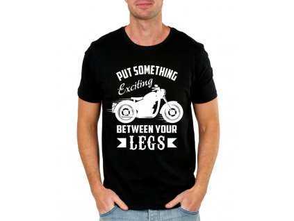 Pánské tričko Motorkář dát něco mezi nohy