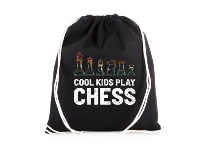 Vak Cool děti hrajou šachy