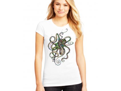 Dámské tričko Chobotnice