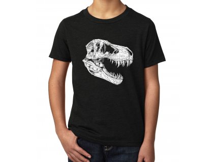 Dětské tričko T rex Lebka