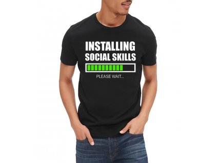pánské tričko Instaluji sociální dovednosti
