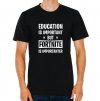 pánské černé tričko Fortnite vzdělání