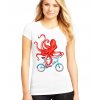 Dámské tričko Cyklista Chobotnice