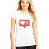 Dámské tričko Žádné notifikace instagram