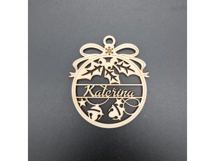 Vánoční Baňka se jménem