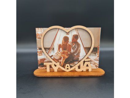 Fotorámeček srdce YOU & ME