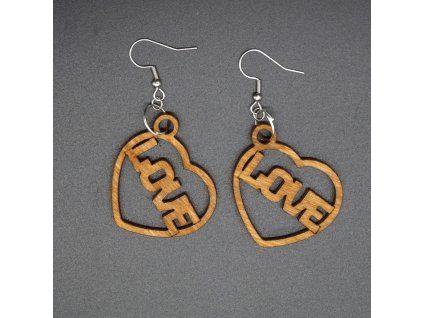 Náušnice Love
