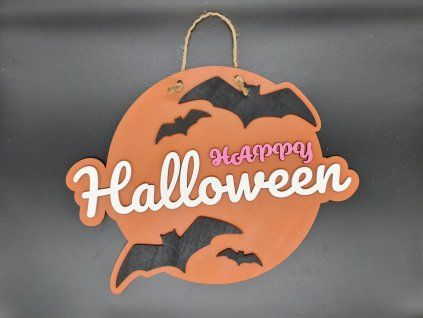 Happy halloween dekorace na dveře