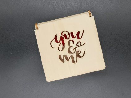 Krabička na prstýnky YOU & ME