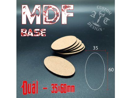 MDF Bases 60x35mm