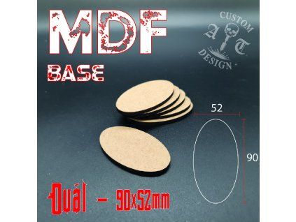 MDF Bases 90x52mm