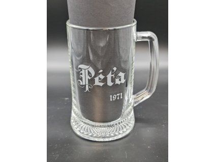 Pivní sklenice + gravír
