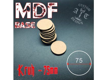 MDF Bases 75mm