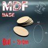 MDF Bases 75x42mm