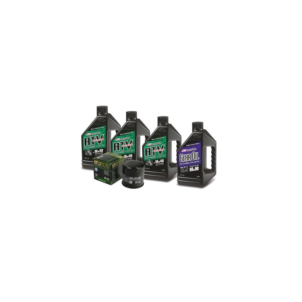 Set olej pre štvorkolku GOES 10w40, 80w90 a filter HF682