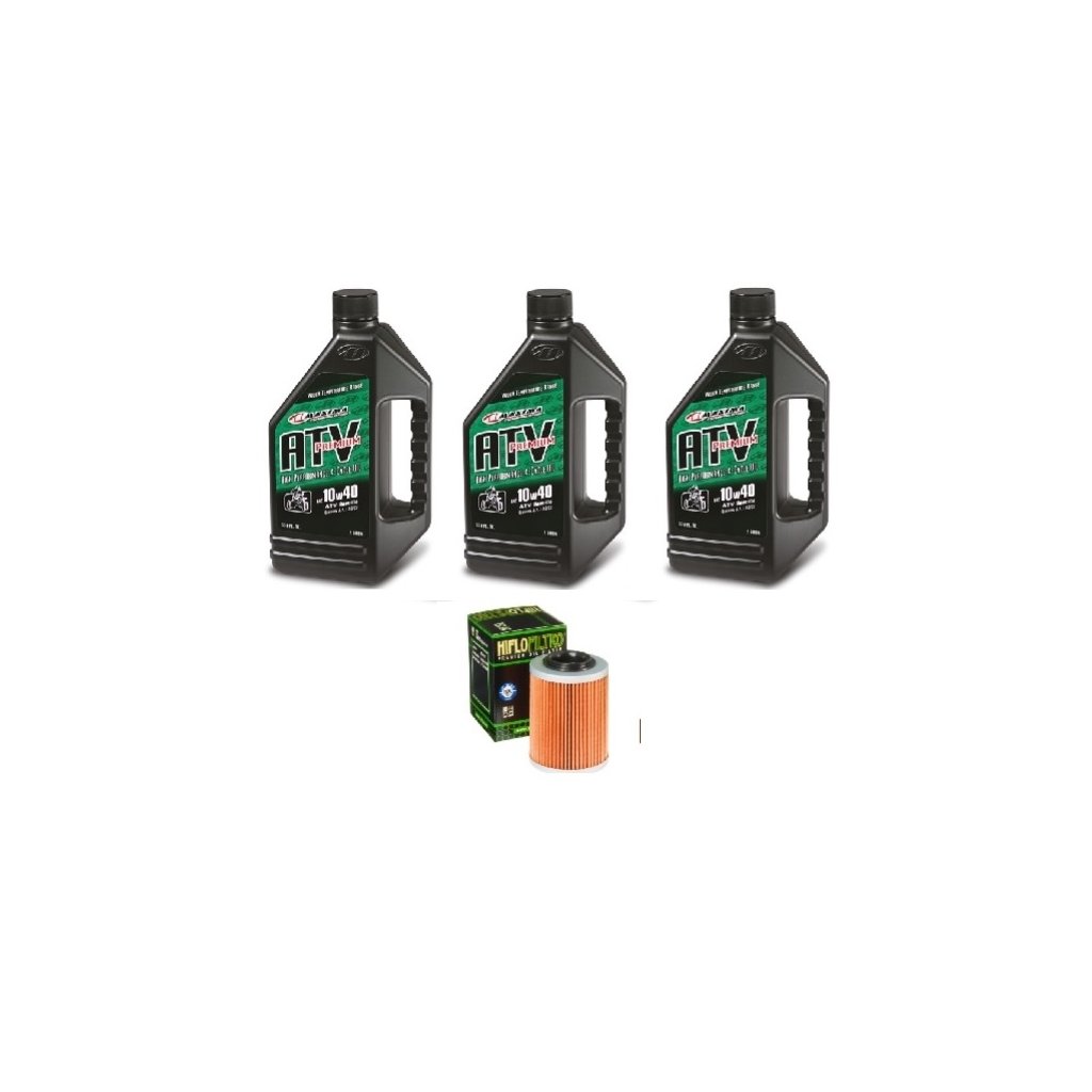 Set olej pre štvorkolku Suzuki Kingquad 10w40 a filter HF138