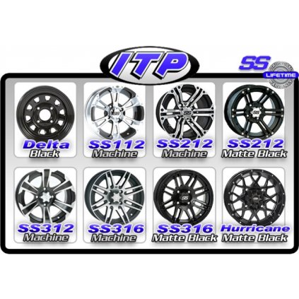 Disky YAMAHA GRIZZLY 700 2016 ITP 4x110