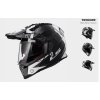 Prilba LS2 MX436 PIONEER TRIGGER black white