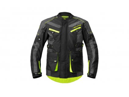 enduro bunda discovery adventure 4square panska cerna neon zluta 2022 i539745