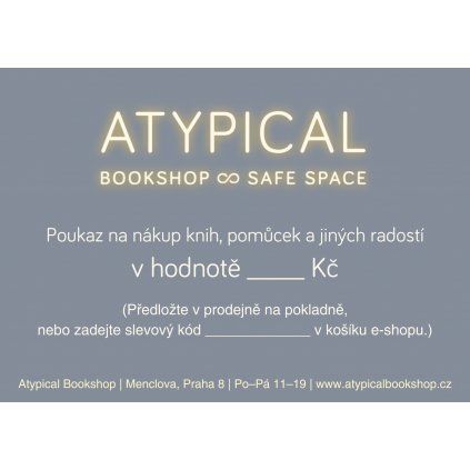 Atypical Bookshop 300 Kč (1)