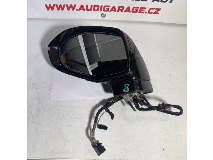 Levé zrcátko Audi A7 4G (12+2 pin) – Side Assist, Černá