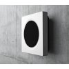 dls flatbox d one white on wall speaker