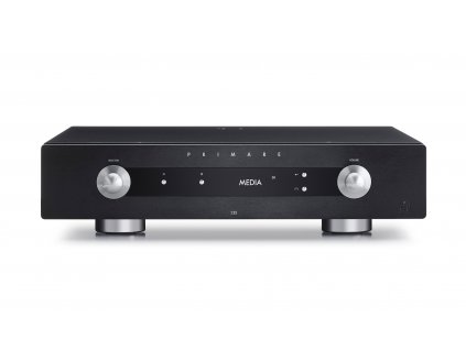 primare i35 dac modular integrated amplfiier and digital to analog converter front black