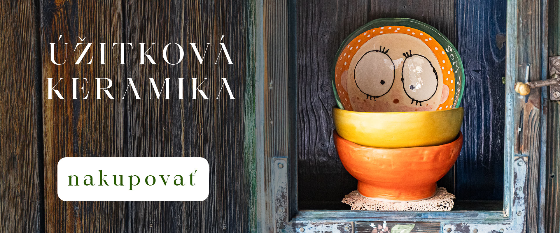 úžitková keramika misky "som pekná"