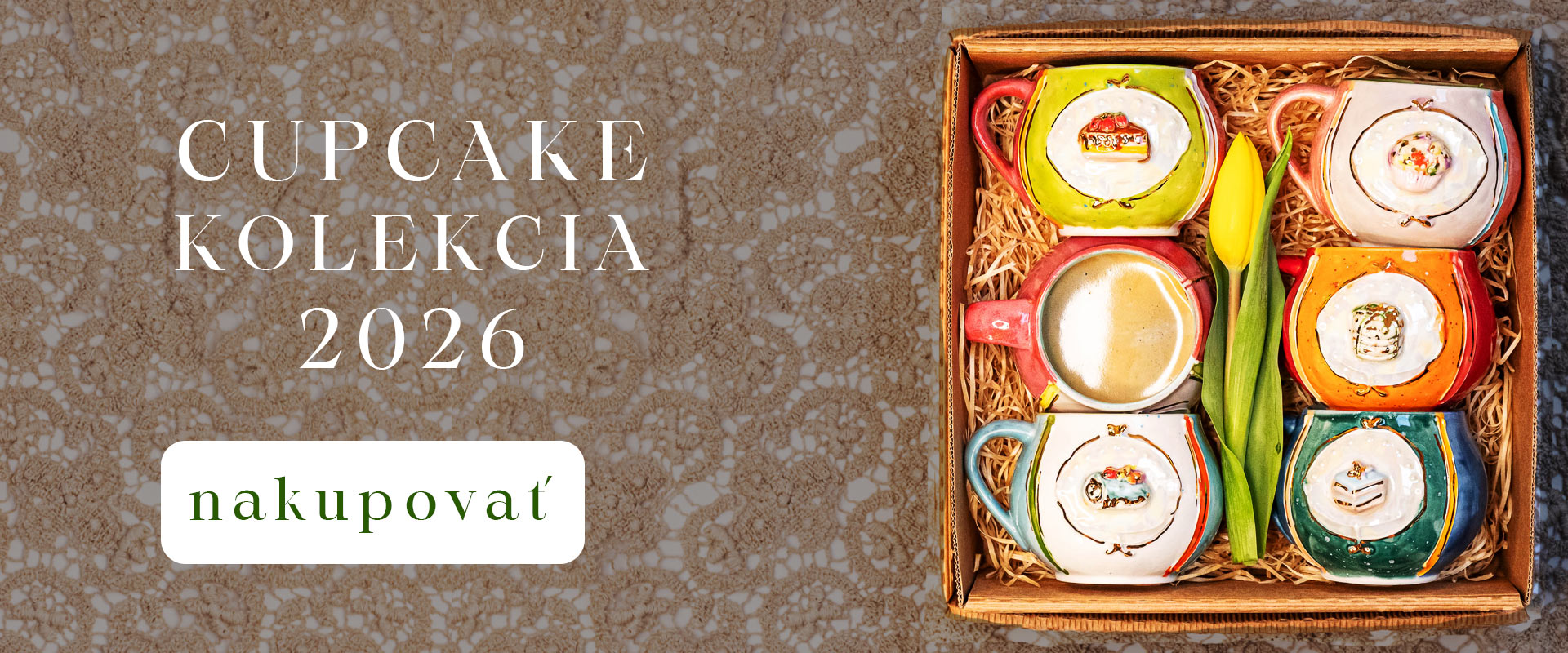 edícia hrnčeky "cupcake" - 150 ml