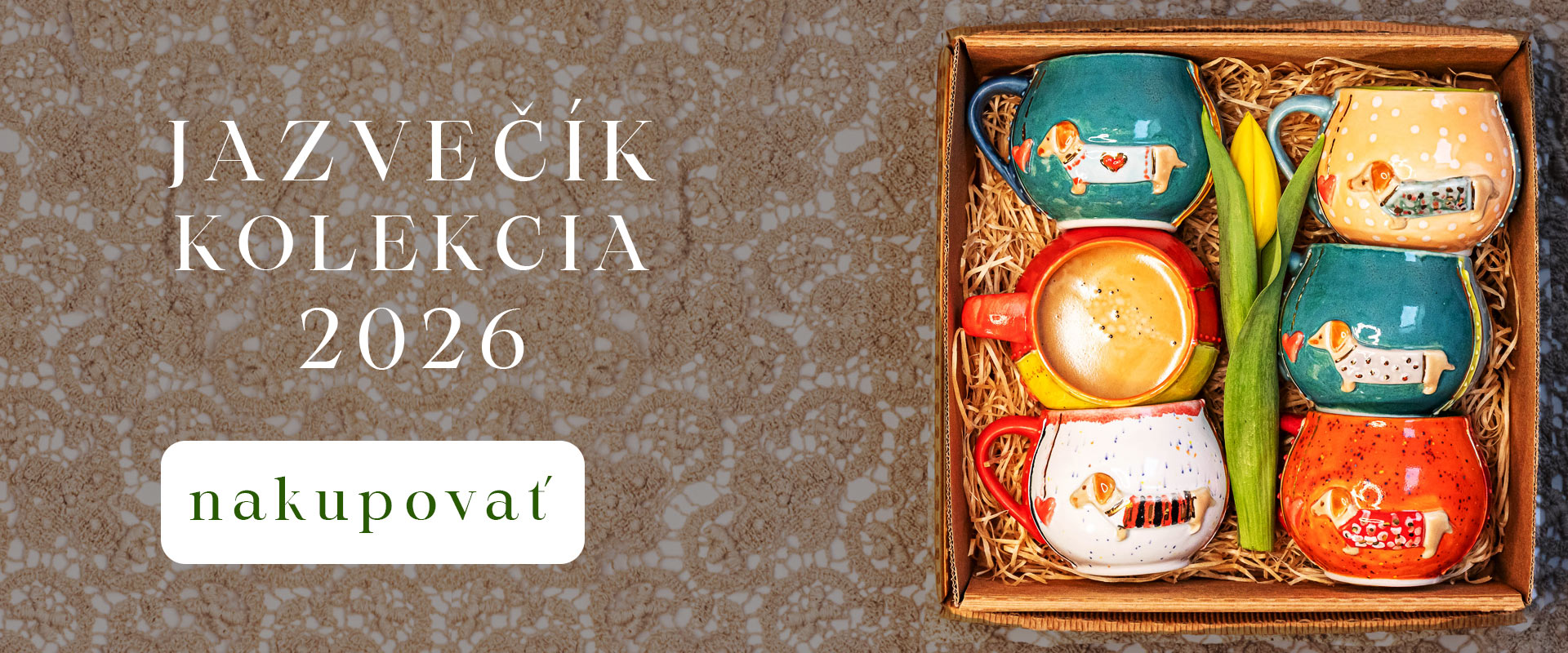 edícia hrnčeky "jazvečík" - 150 ml