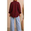 Burgundy Set košile a tílka