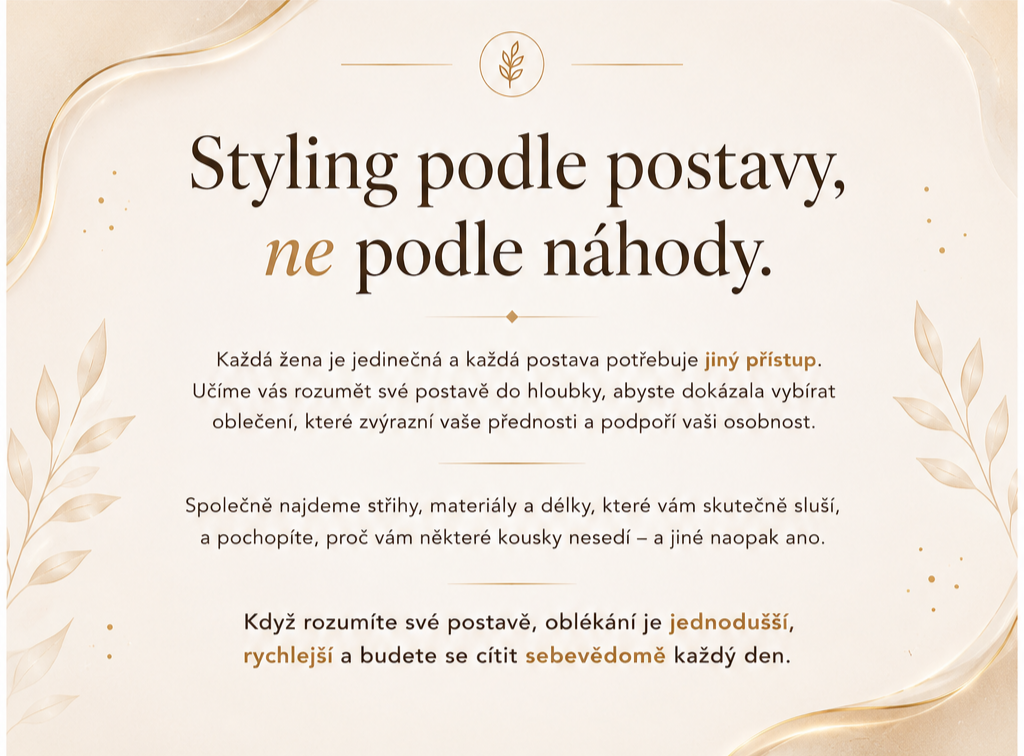 Styling podle postavy – praktické rady podle typu postavy