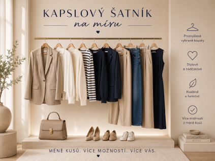 Kapsulový šatník na míru