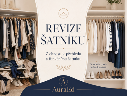Revize a doplnění šatníku – 3 hodiny